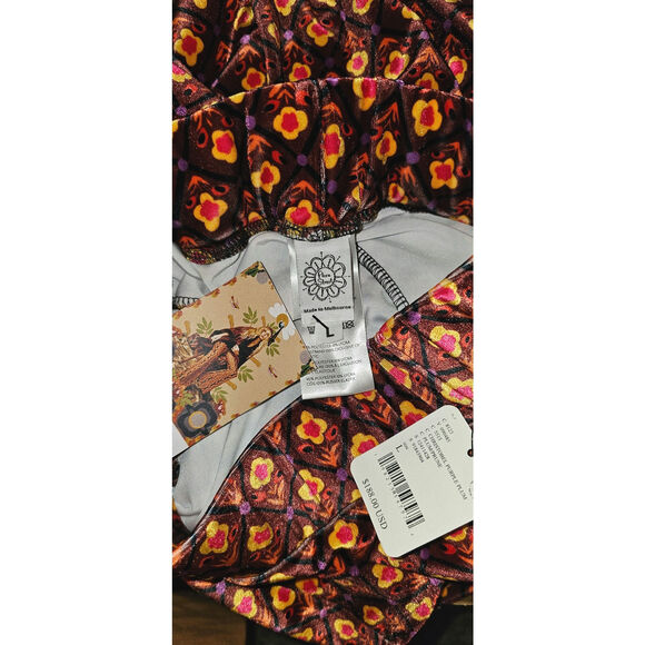 NWT FREE PEOPLE Flare Street Wide-Leg Velvet Flare Pants $188 L US 8 Christobel - Picture 5 of 6